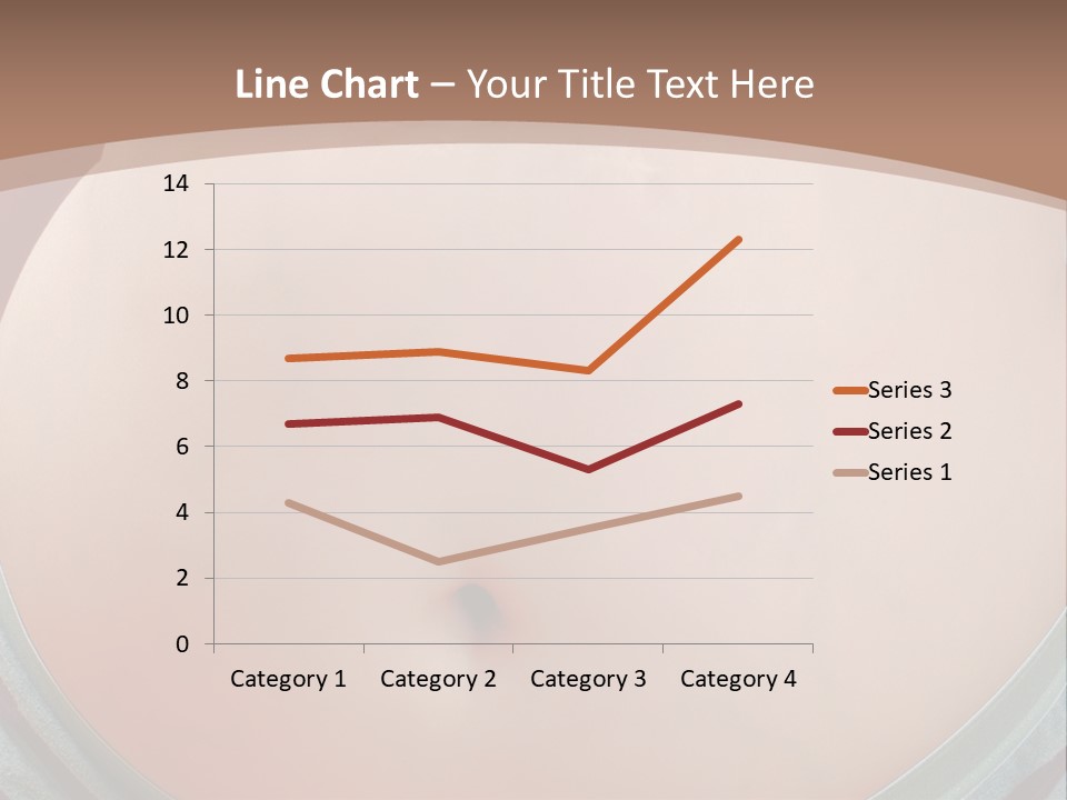 A Woman's Belly With A Tie Around Her Waist PowerPoint Template