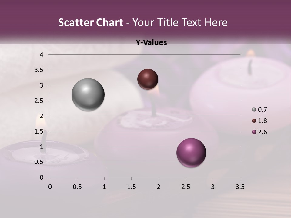 A Group Of Candles Sitting On Top Of A Wooden Table PowerPoint Template