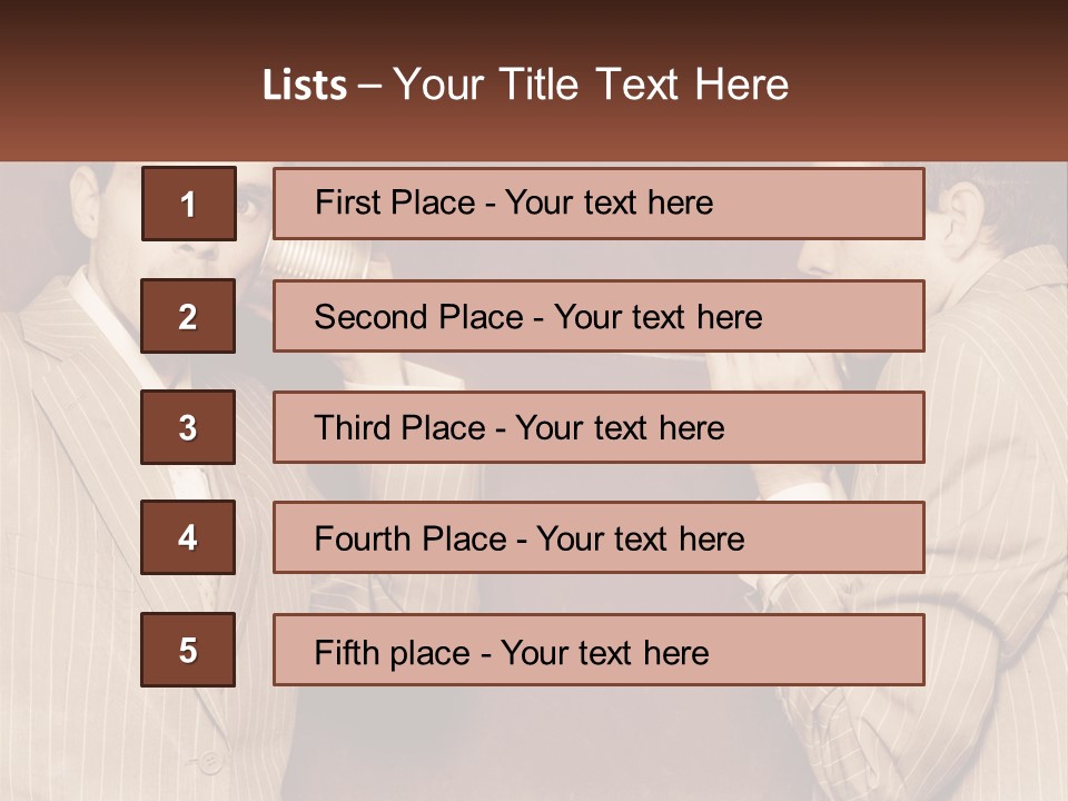 A Man Talking On A Phone While Holding A Can PowerPoint Template