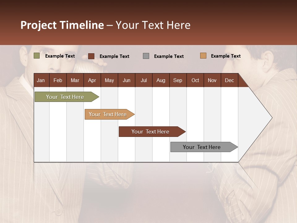 A Man Talking On A Phone While Holding A Can PowerPoint Template