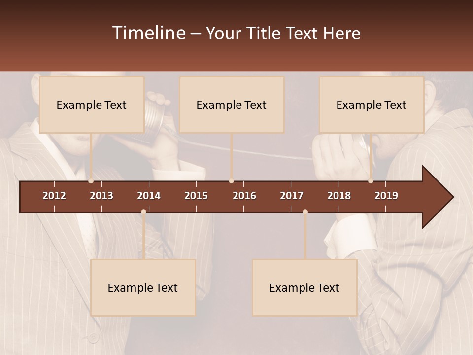 A Man Talking On A Phone While Holding A Can PowerPoint Template