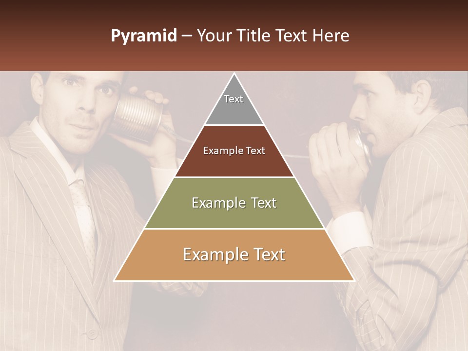 A Man Talking On A Phone While Holding A Can PowerPoint Template