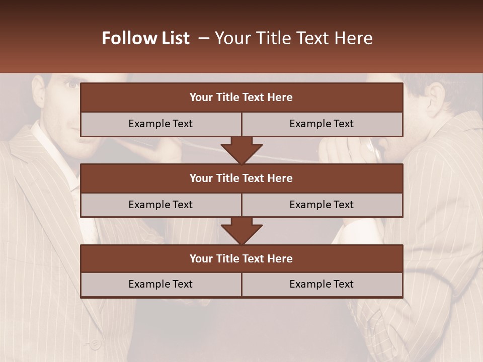 A Man Talking On A Phone While Holding A Can PowerPoint Template