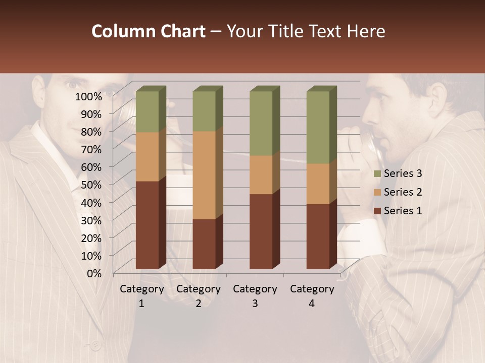 A Man Talking On A Phone While Holding A Can PowerPoint Template