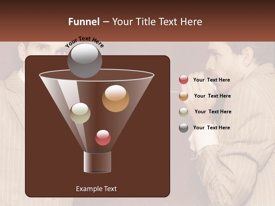 A Man Talking On A Phone While Holding A Can PowerPoint Template