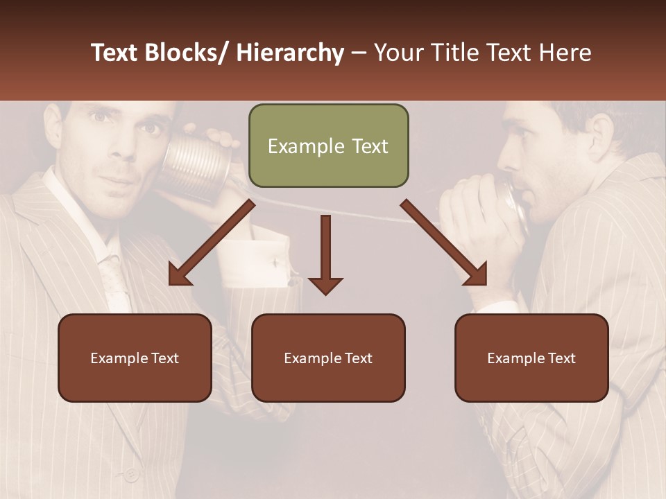 A Man Talking On A Phone While Holding A Can PowerPoint Template