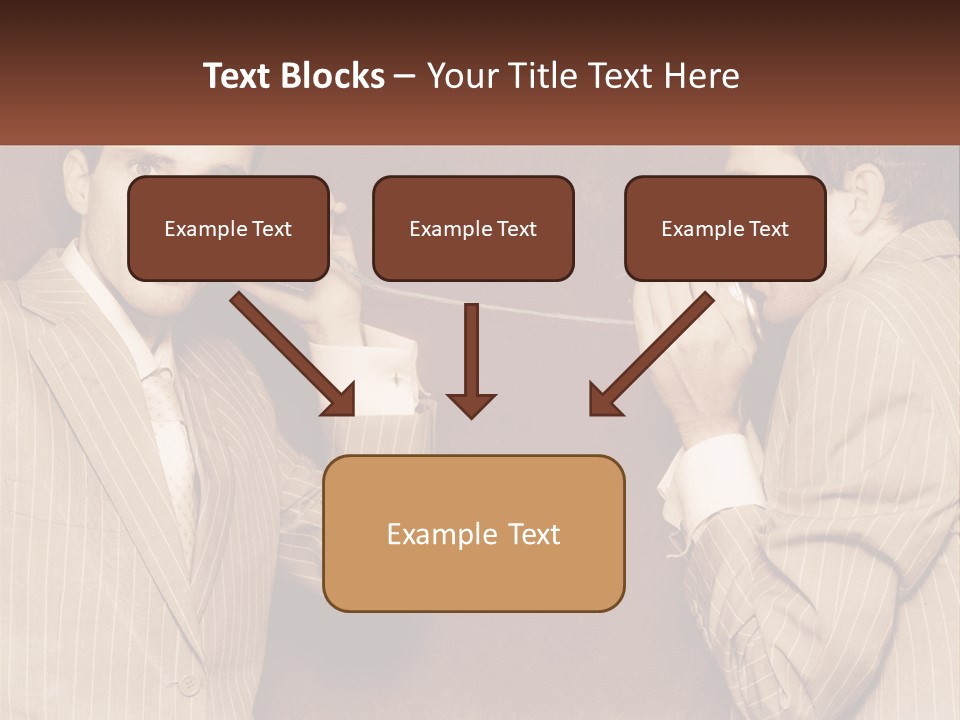 A Man Talking On A Phone While Holding A Can PowerPoint Template