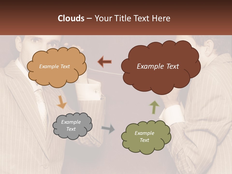 A Man Talking On A Phone While Holding A Can PowerPoint Template