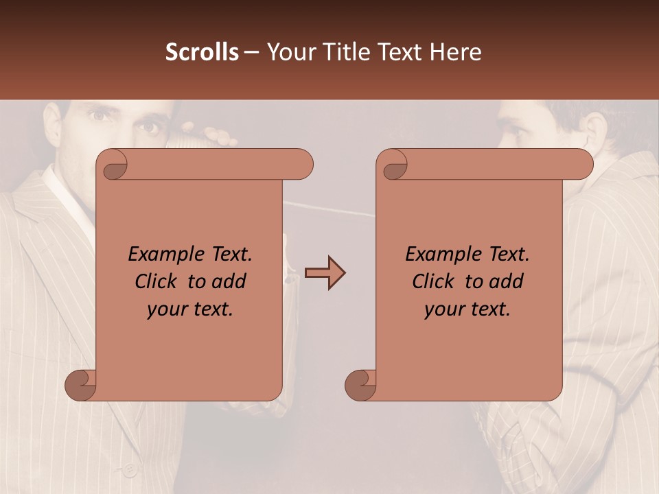 A Man Talking On A Phone While Holding A Can PowerPoint Template
