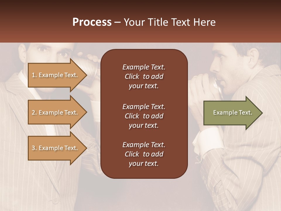 A Man Talking On A Phone While Holding A Can PowerPoint Template