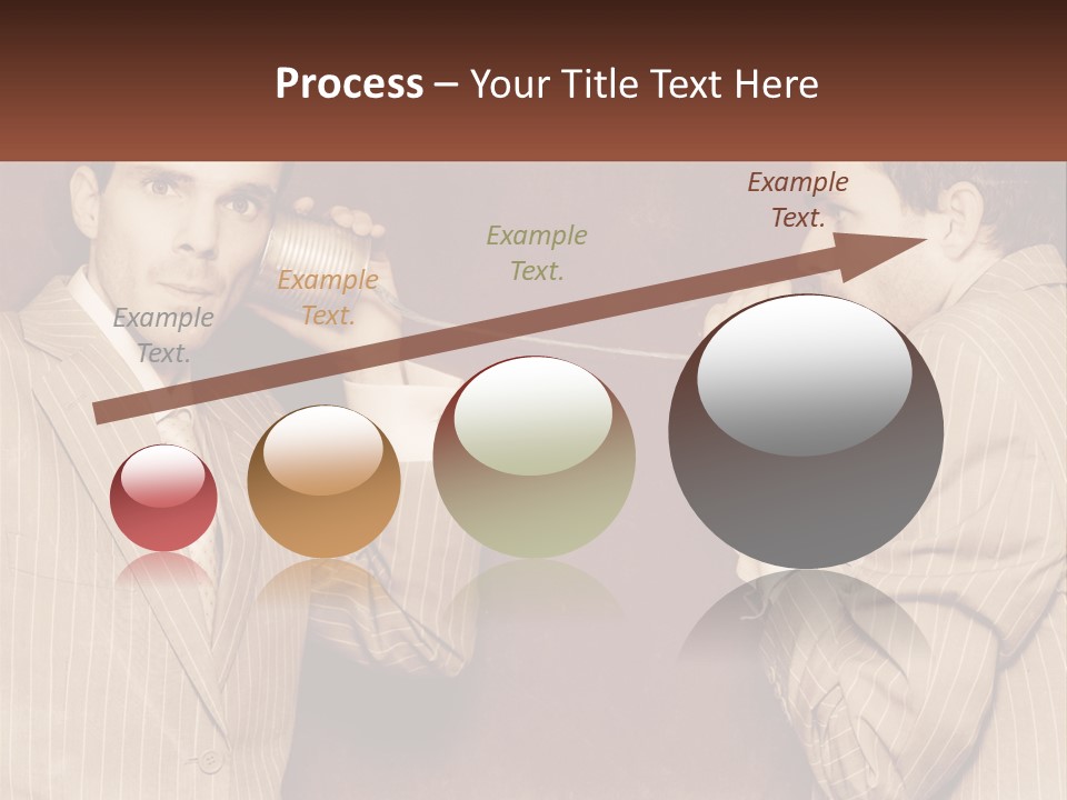 A Man Talking On A Phone While Holding A Can PowerPoint Template