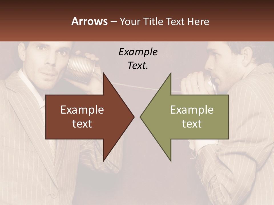 A Man Talking On A Phone While Holding A Can PowerPoint Template