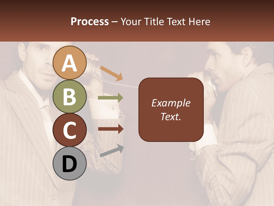 A Man Talking On A Phone While Holding A Can PowerPoint Template