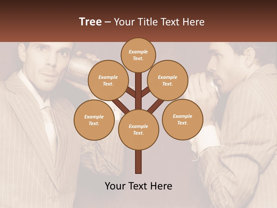 A Man Talking On A Phone While Holding A Can PowerPoint Template