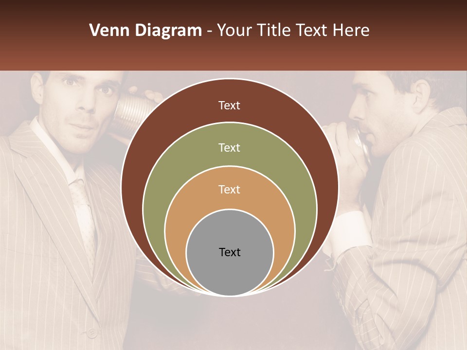 A Man Talking On A Phone While Holding A Can PowerPoint Template