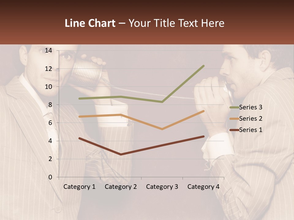 A Man Talking On A Phone While Holding A Can PowerPoint Template