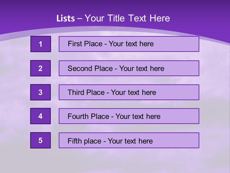 A Purple Sky With Clouds Powerpoint Template PowerPoint Template