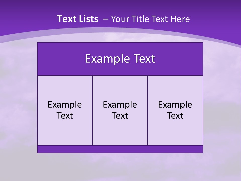 A Purple Sky With Clouds Powerpoint Template PowerPoint Template