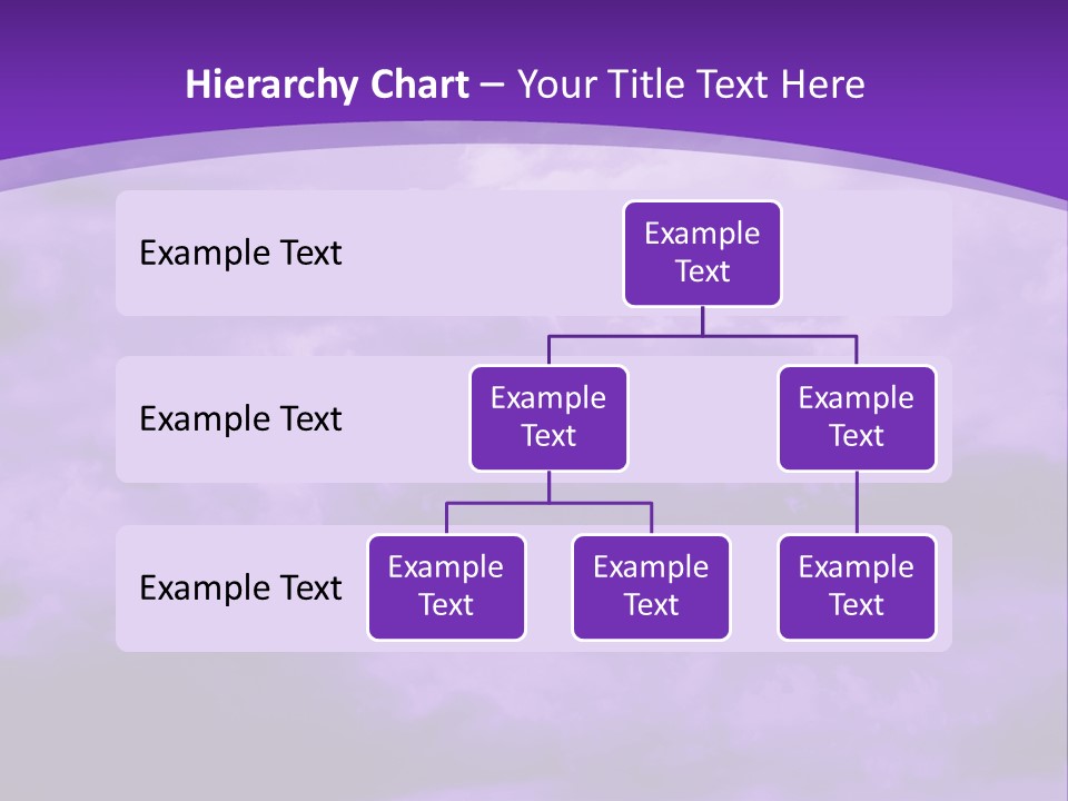 A Purple Sky With Clouds Powerpoint Template PowerPoint Template
