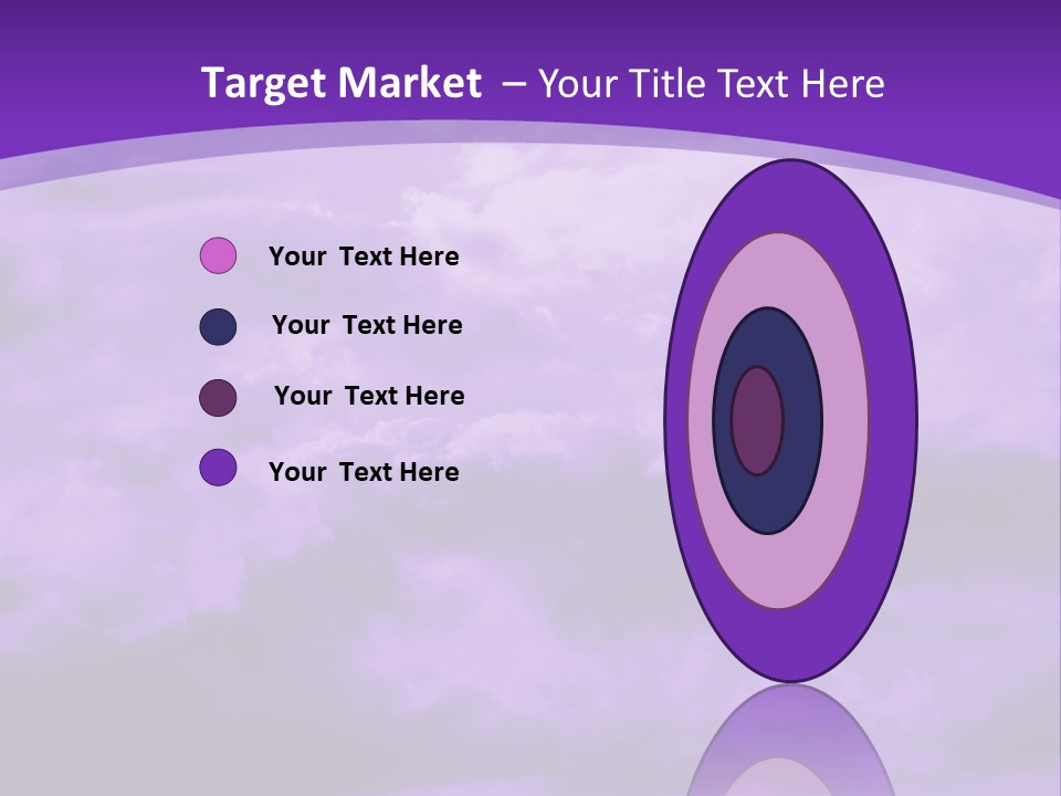 A Purple Sky With Clouds Powerpoint Template PowerPoint Template