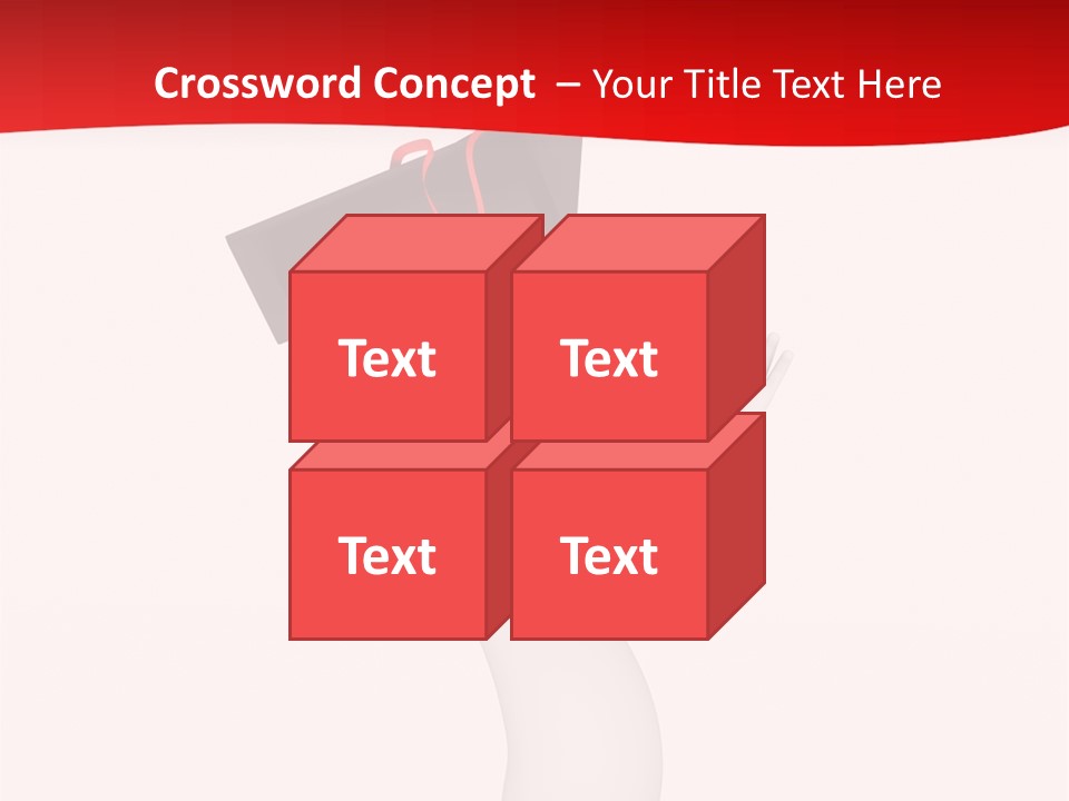 A Person With A Graduation Cap On His Head PowerPoint Template