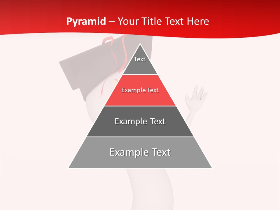 A Person With A Graduation Cap On His Head PowerPoint Template