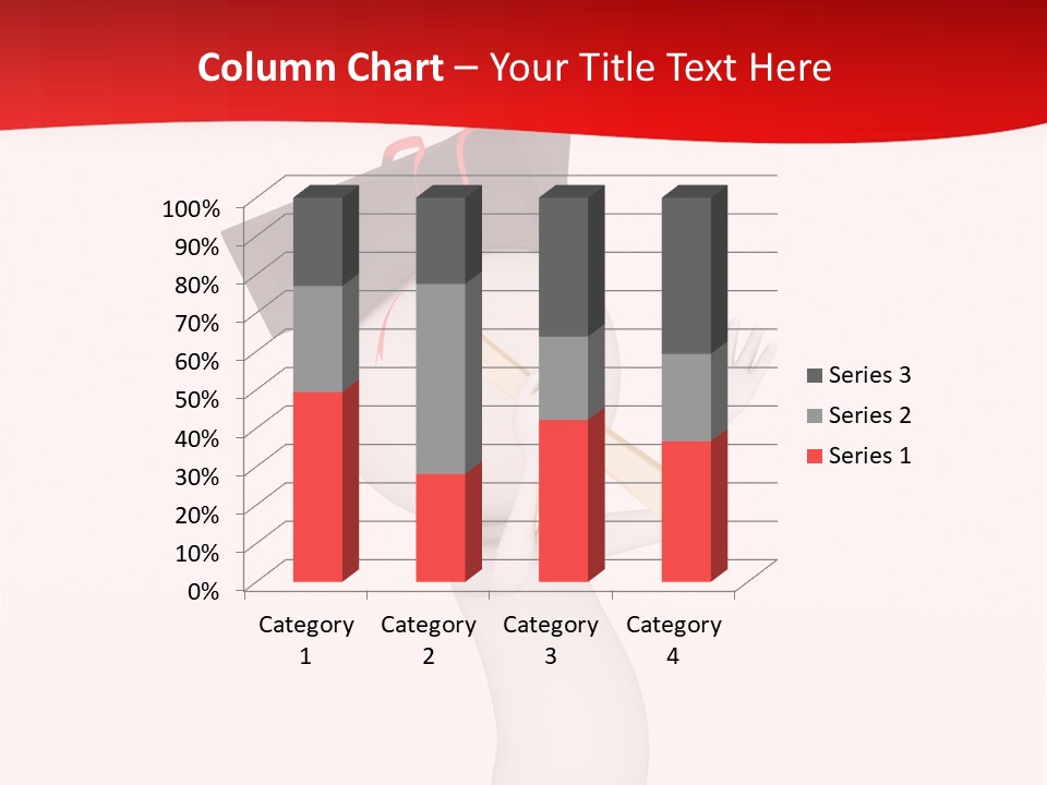 A Person With A Graduation Cap On His Head PowerPoint Template