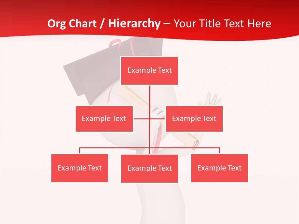 A Person With A Graduation Cap On His Head PowerPoint Template