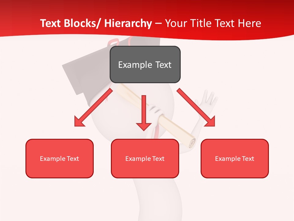 A Person With A Graduation Cap On His Head PowerPoint Template