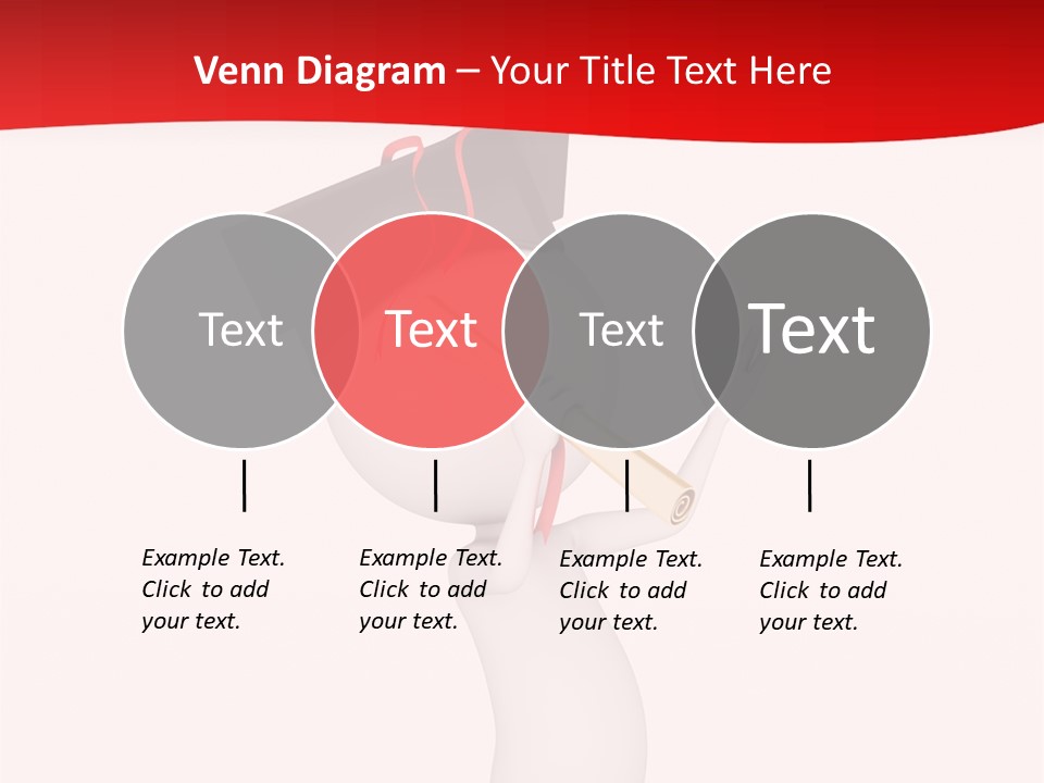 A Person With A Graduation Cap On His Head PowerPoint Template