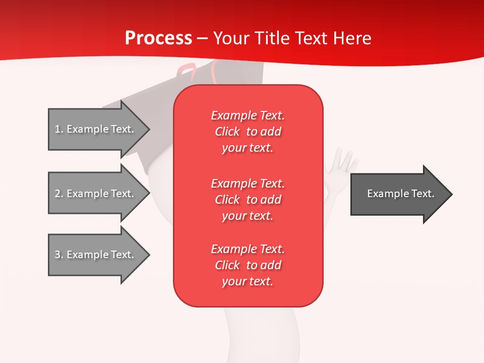 A Person With A Graduation Cap On His Head PowerPoint Template