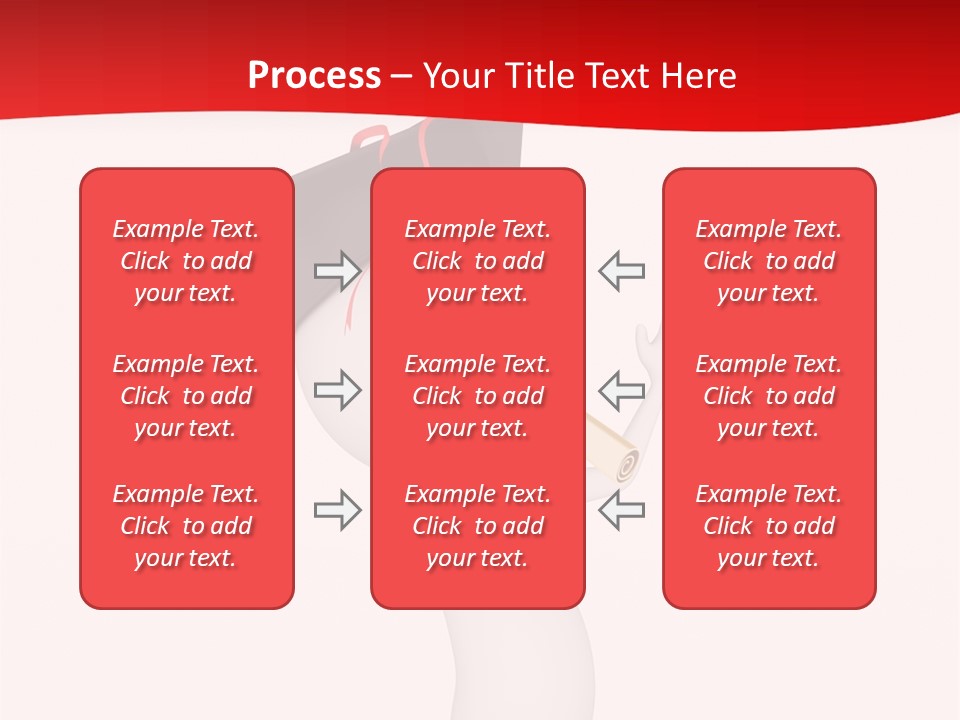 A Person With A Graduation Cap On His Head PowerPoint Template