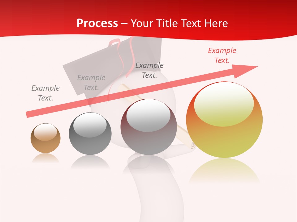 A Person With A Graduation Cap On His Head PowerPoint Template