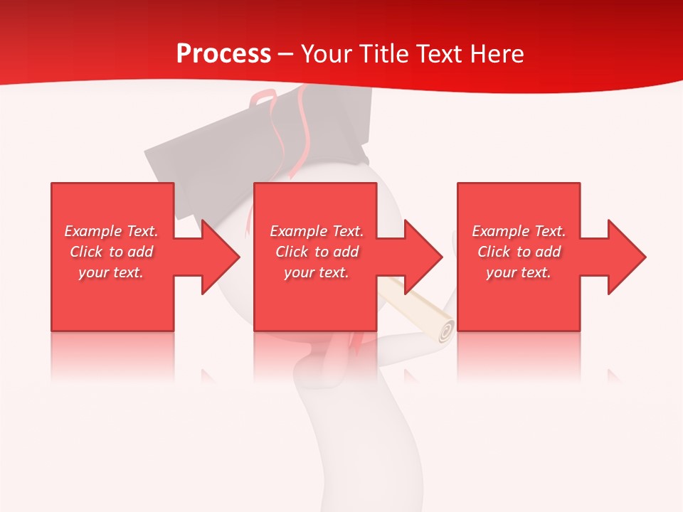 A Person With A Graduation Cap On His Head PowerPoint Template