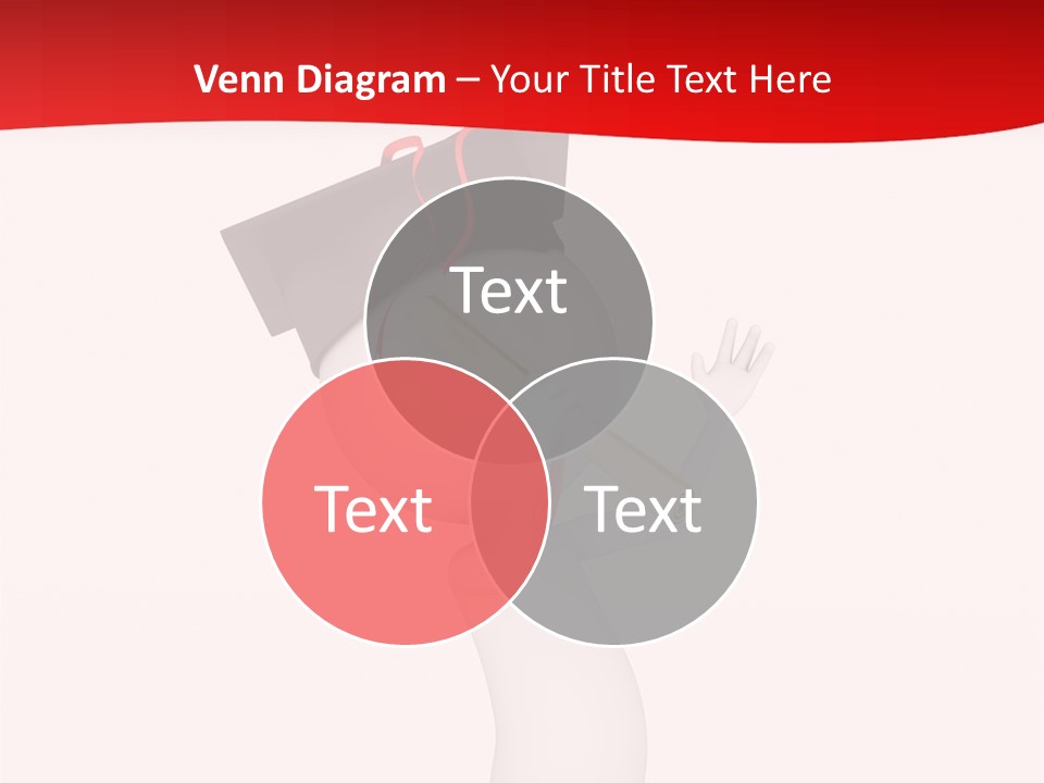 A Person With A Graduation Cap On His Head PowerPoint Template