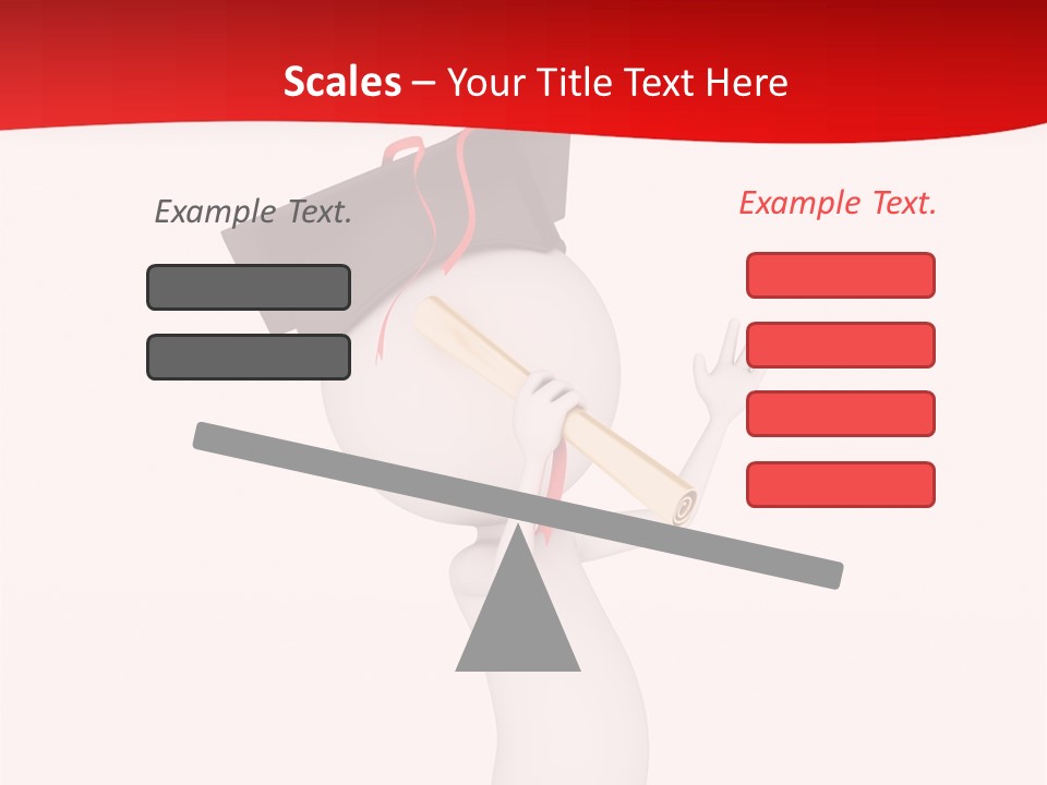 A Person With A Graduation Cap On His Head PowerPoint Template