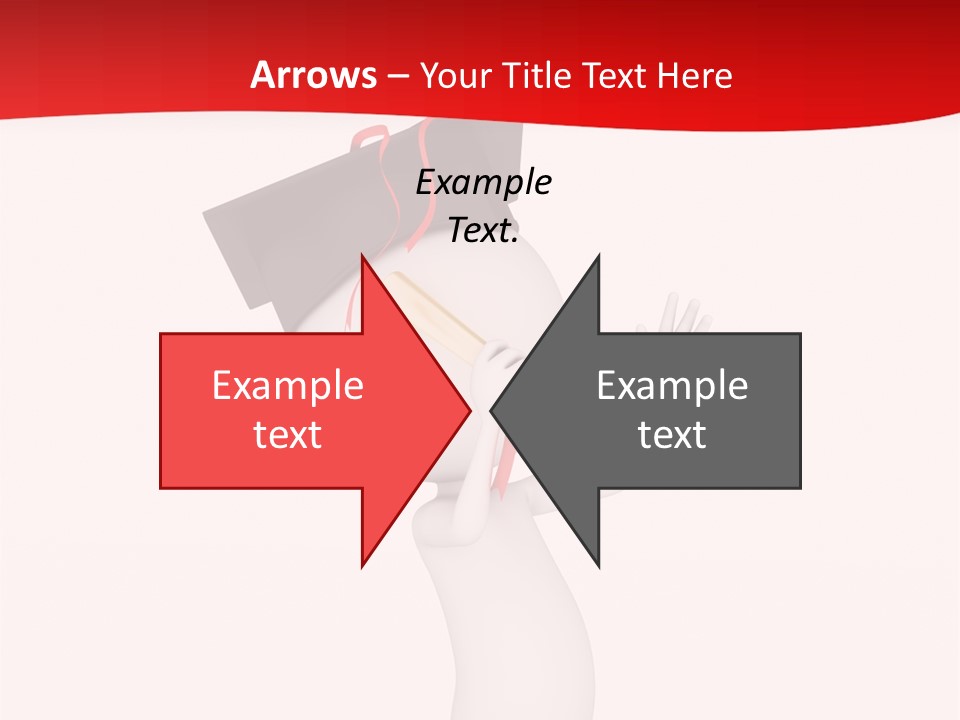 A Person With A Graduation Cap On His Head PowerPoint Template