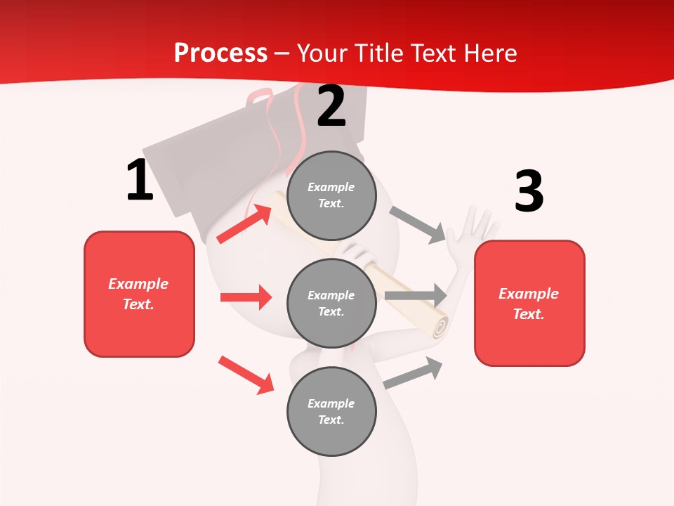 A Person With A Graduation Cap On His Head PowerPoint Template