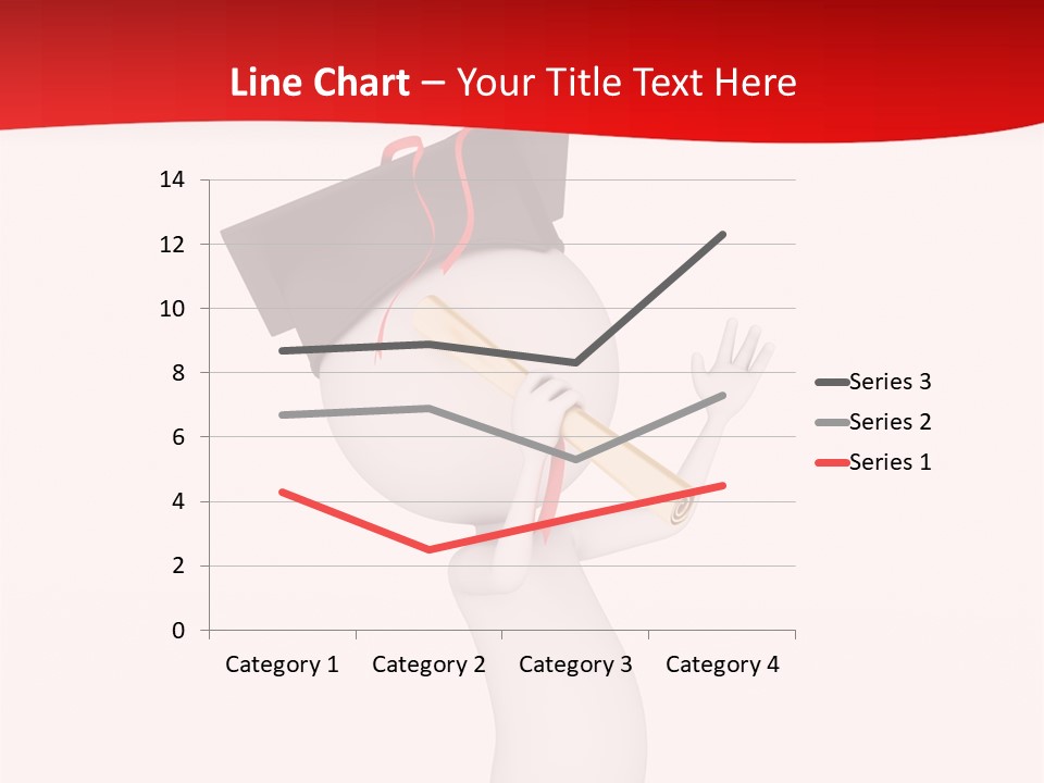 A Person With A Graduation Cap On His Head PowerPoint Template