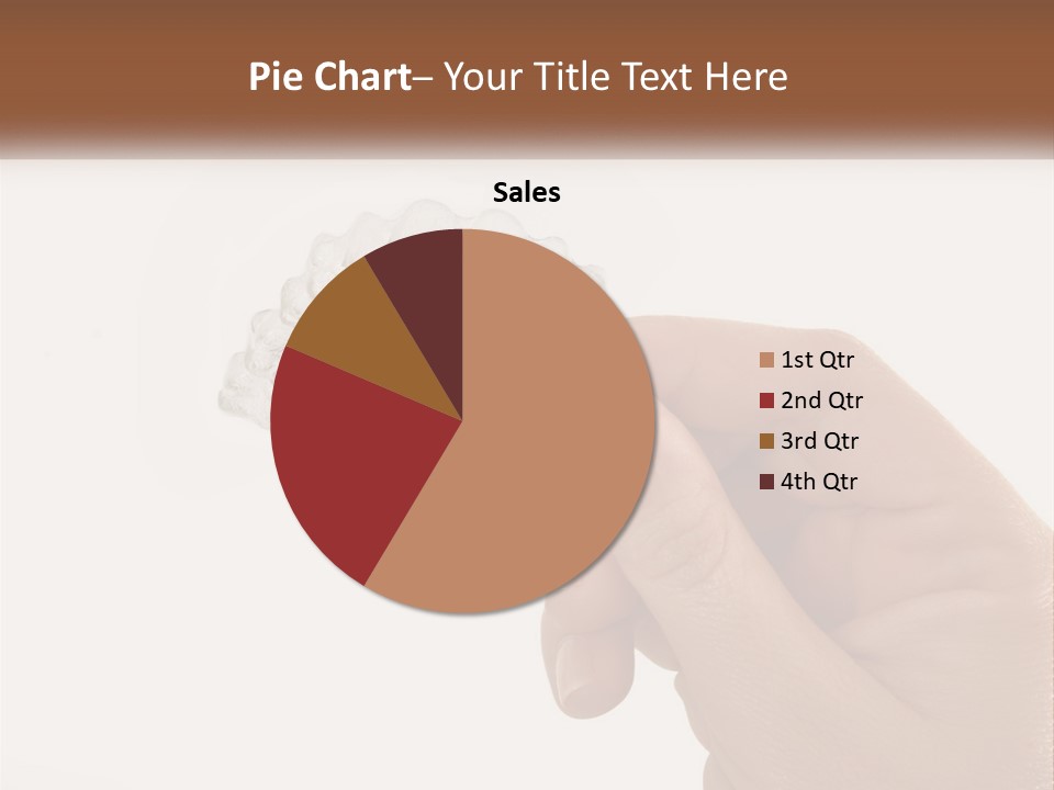 A Person Holding A Toothbrush In Their Hand PowerPoint Template