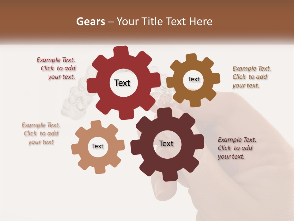 A Person Holding A Toothbrush In Their Hand PowerPoint Template