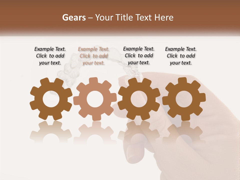 A Person Holding A Toothbrush In Their Hand PowerPoint Template