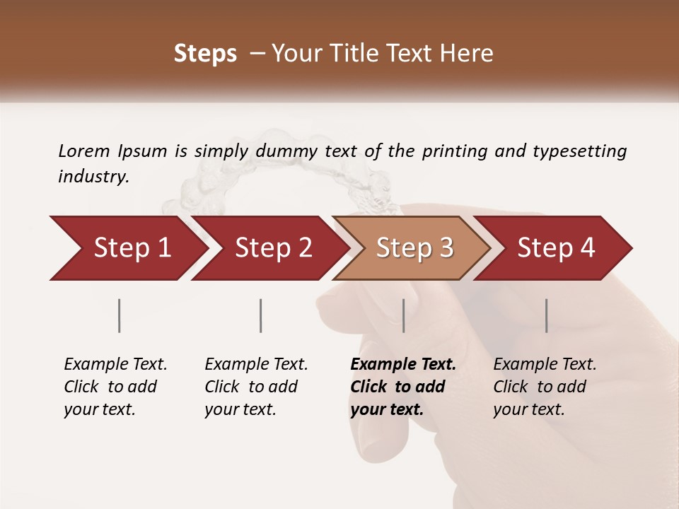 A Person Holding A Toothbrush In Their Hand PowerPoint Template