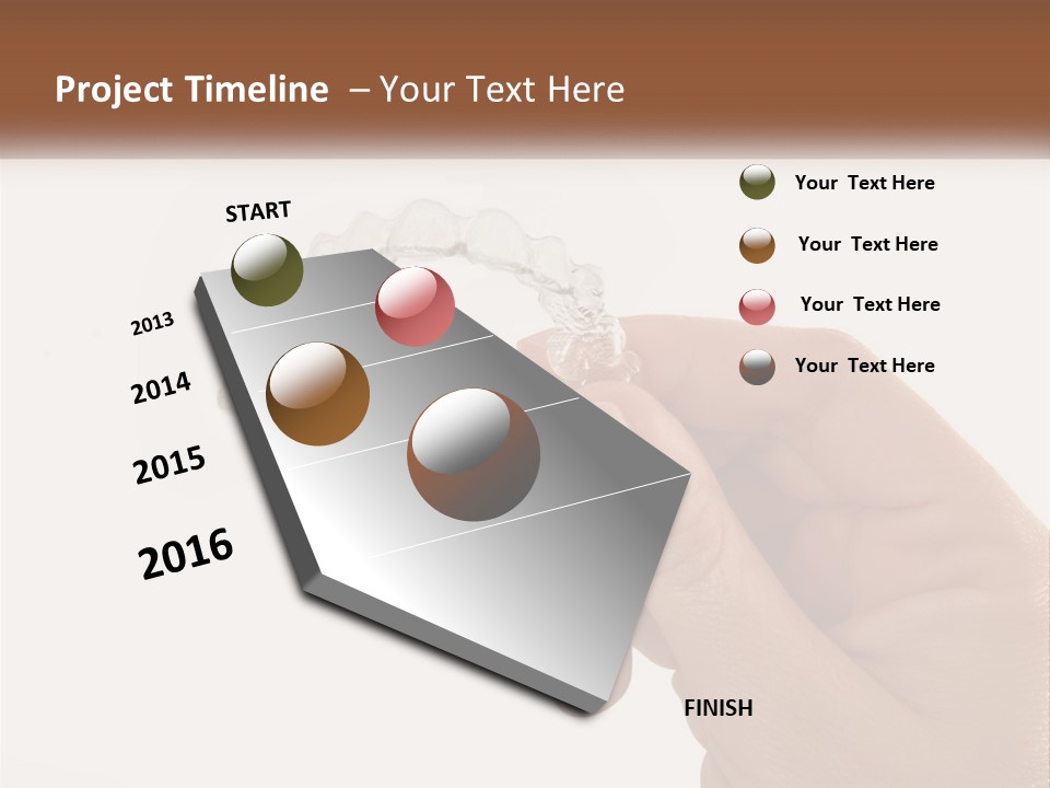 A Person Holding A Toothbrush In Their Hand PowerPoint Template