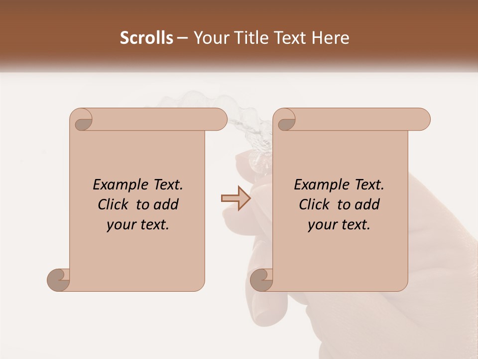A Person Holding A Toothbrush In Their Hand PowerPoint Template