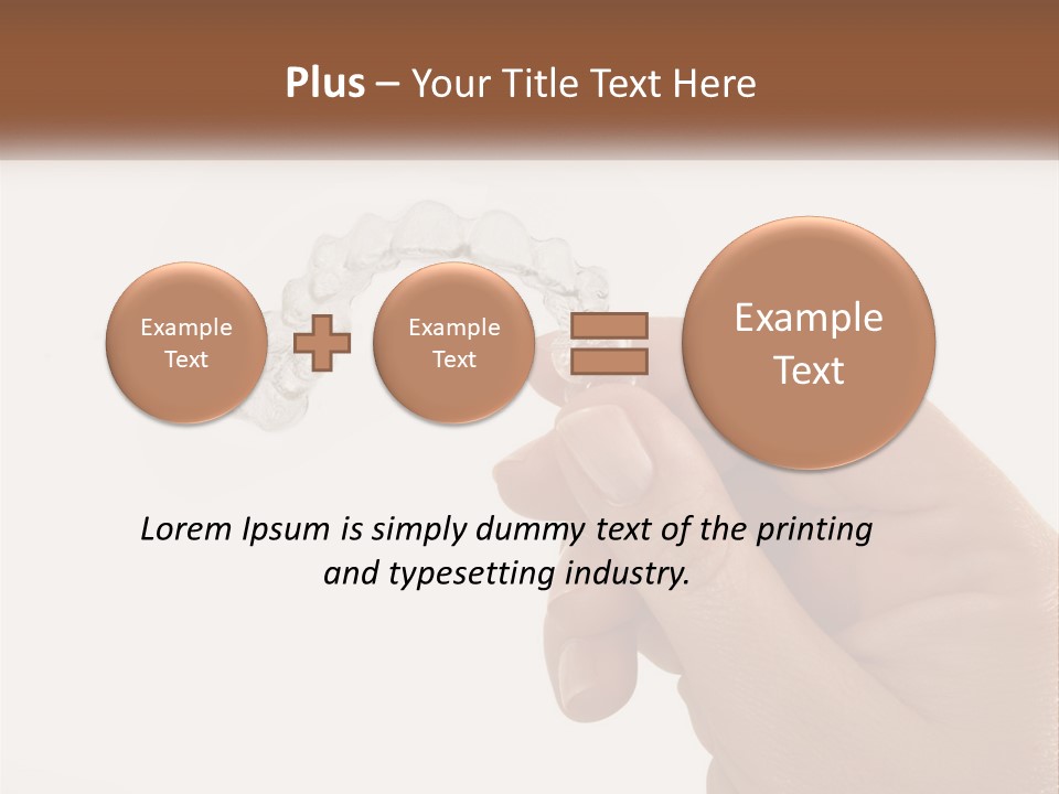 A Person Holding A Toothbrush In Their Hand PowerPoint Template