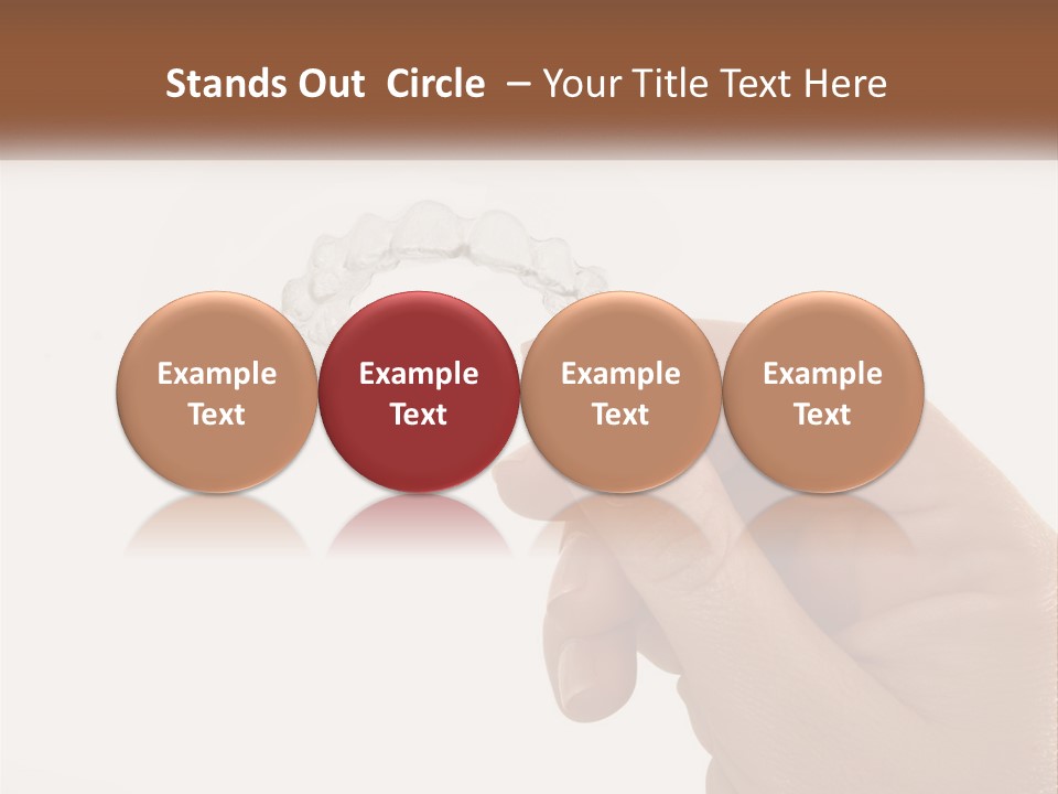 A Person Holding A Toothbrush In Their Hand PowerPoint Template