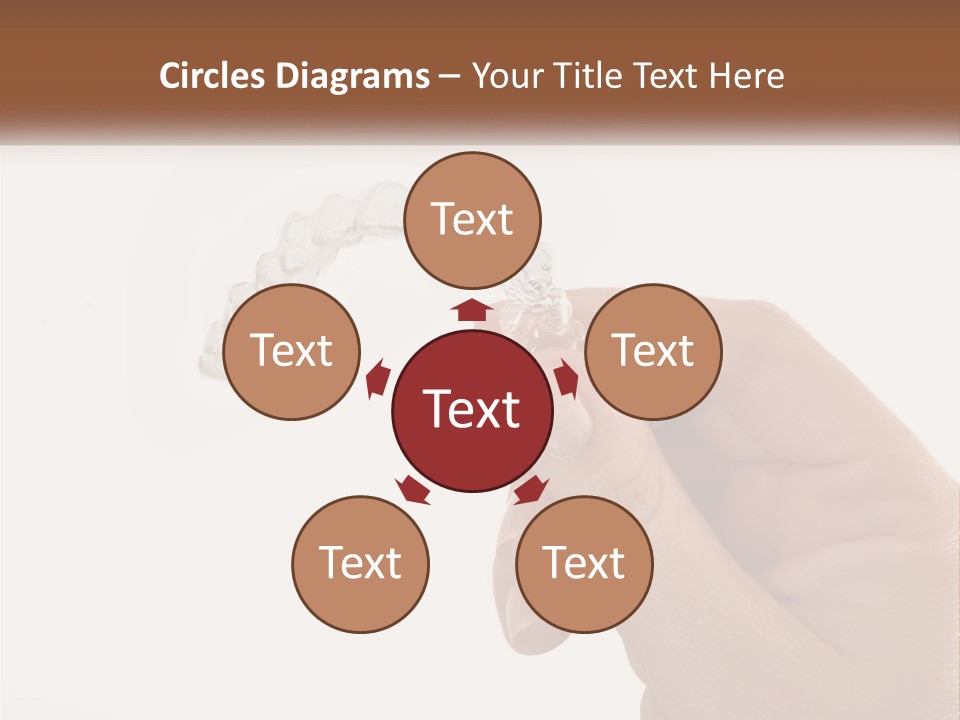 A Person Holding A Toothbrush In Their Hand PowerPoint Template