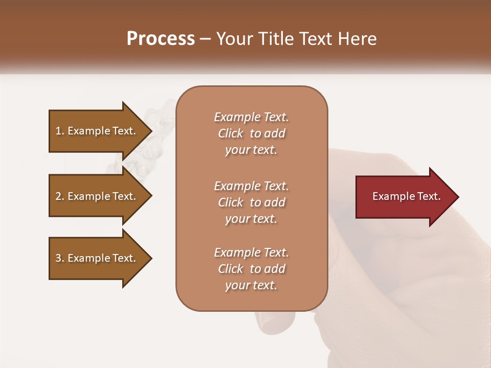 A Person Holding A Toothbrush In Their Hand PowerPoint Template