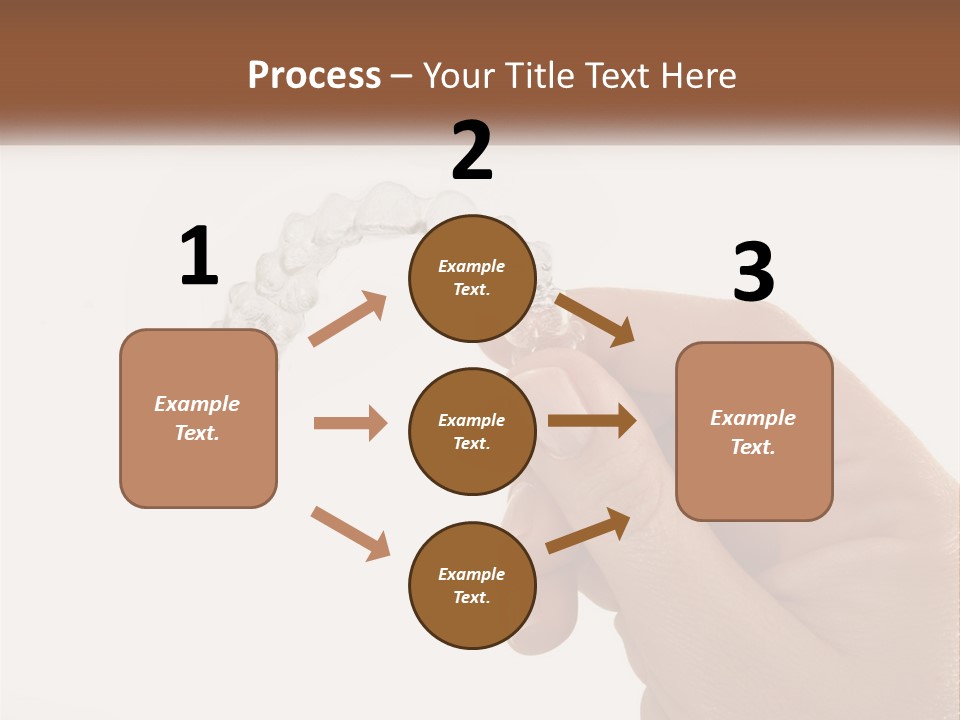 A Person Holding A Toothbrush In Their Hand PowerPoint Template